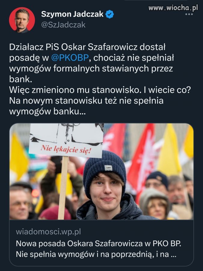 Młody, nadejdzie taka chwila, że sięgnie cię ostracyzm.