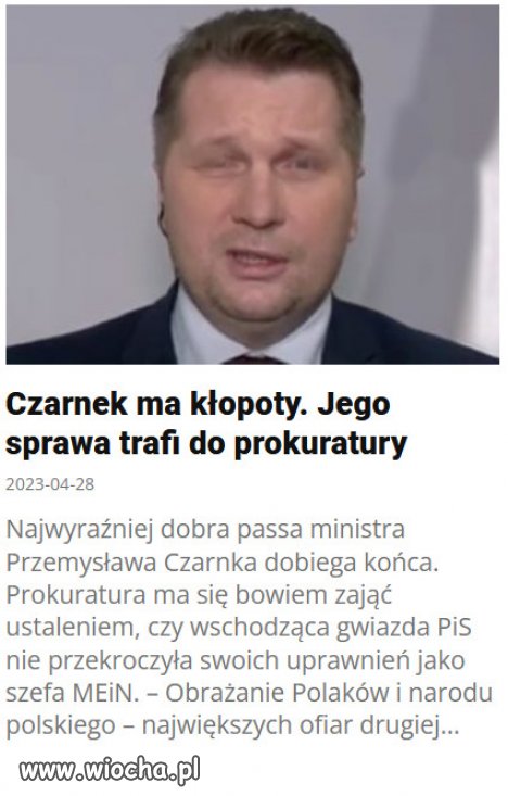 Czy ZERO obroni tego oszoloma, a dupa uniewinni?