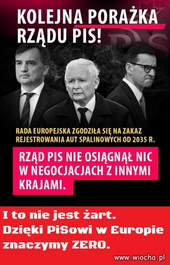Znowu pośmiewisko Europy