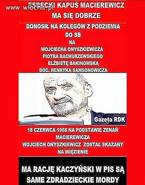 Zobaczcie polaczki kogo wybrliscie do wladzy...