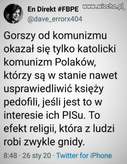 Pokolenie PRL, stare komuchy, to teraz katole JPII, wszyscy w PiS!