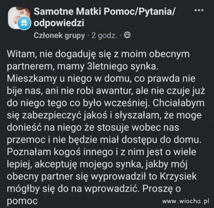 I jeszcze koniecznie alimenty wysokie 