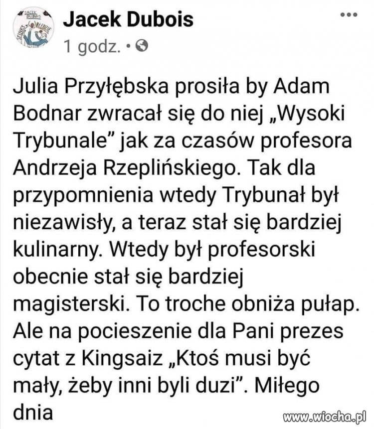Mimo wszystko Bodnar zachował klasę, a nie musiał.