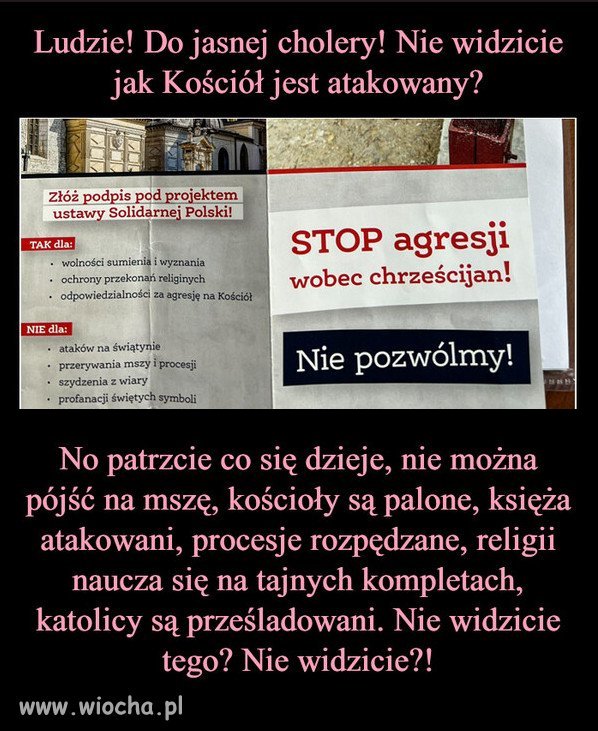 Prześladowania Katolików w Polsce. Ludzie chcą skazania pedofilów