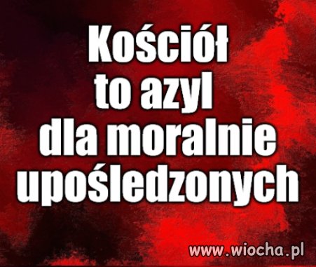 Jak mawiał biblijny Adam: Z qrwami nie gadam