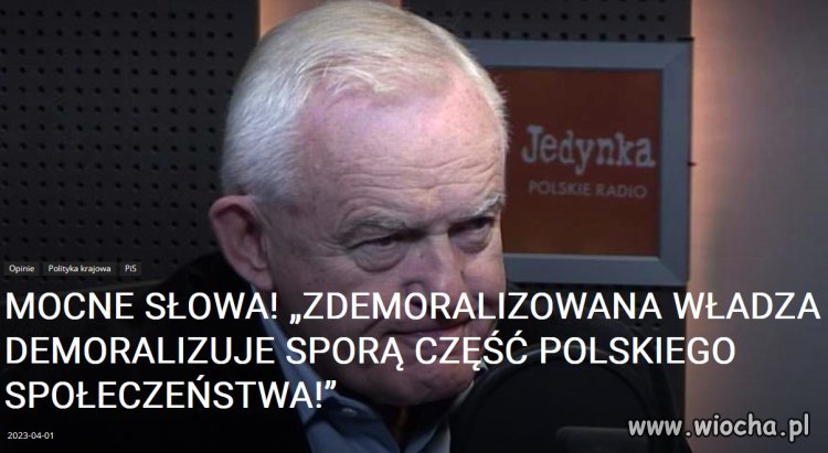 PiS przyczyną degeneracji moralnej, polskiego narodu!