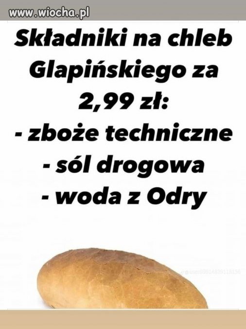 I mamy tani chleb