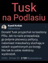 Tusk nie jeździ i nie kupuje głosów tylko rozmawia..