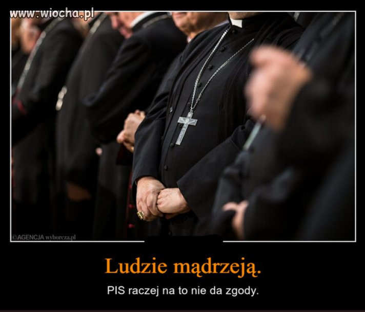 Zla wiadomosc dla PiSu i sekty kosciola!
