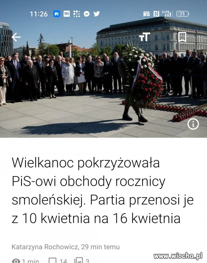 A mogli przenieść Wiekanoc!