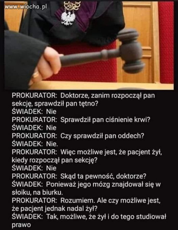 Mógłby być nawet ministrem