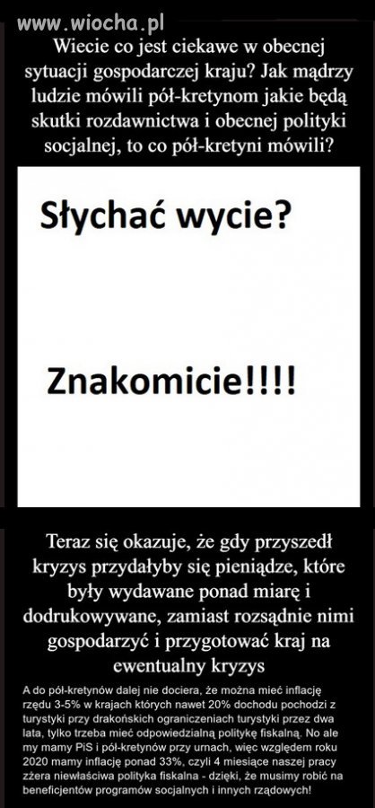 Po 8 latach rządów PiSu, gdzie głupota była cnota.