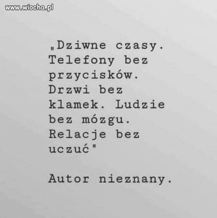 Dziwne czasy