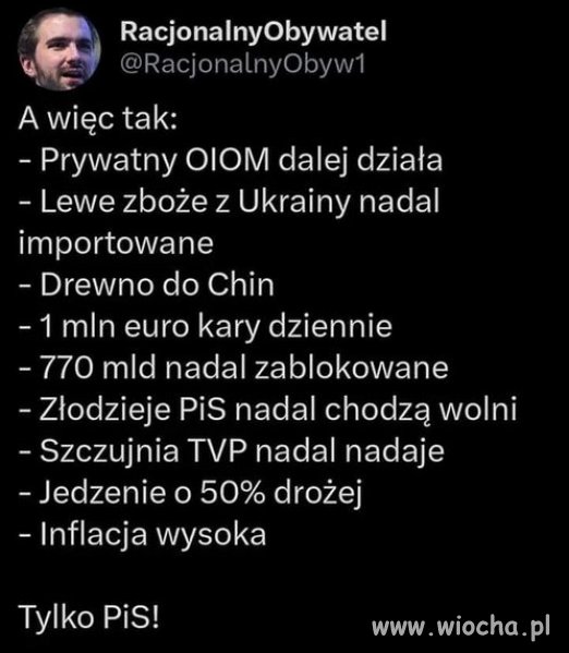 Same "sukcesy" rządu PiSu...żyć nie umierać!