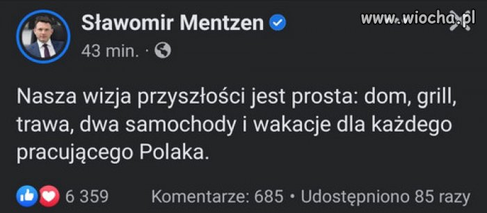 Kto się nie zgodzi z największym populista i demagogiem?