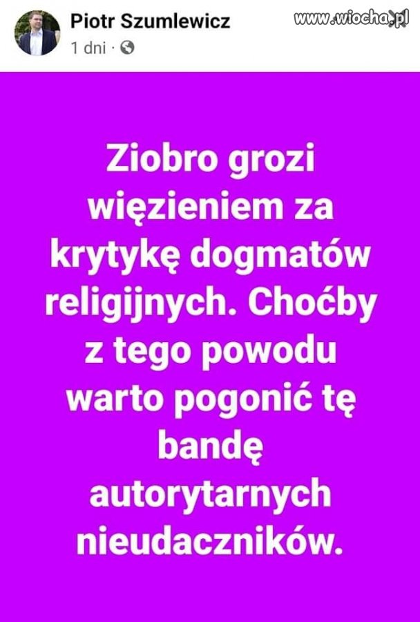 A czy każdej religii czy tej jedynej słusznej?