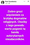 A czy każdej religii czy tej jedynej słusznej?