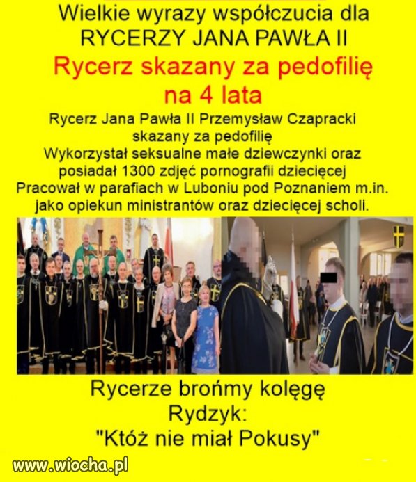 Tradycje JPII, wiecznie zywe wsrod jego rycerzy!