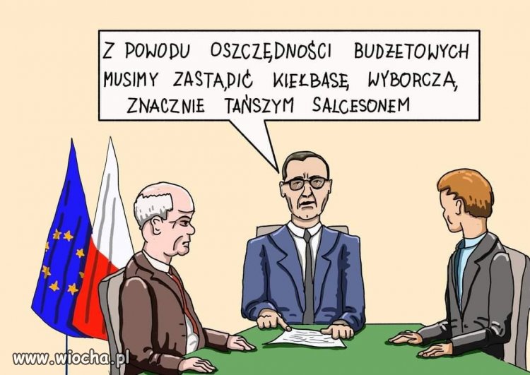 Oszczędności się zaczęły.