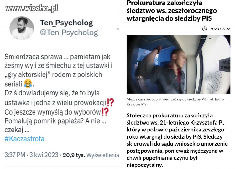Dużo niepoczytalnych mają w tym PiS-ie…