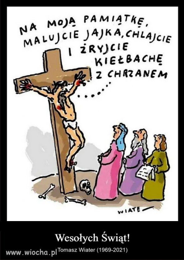 Polski katolicki narod, zgodnie z tradycja, rozpacza...