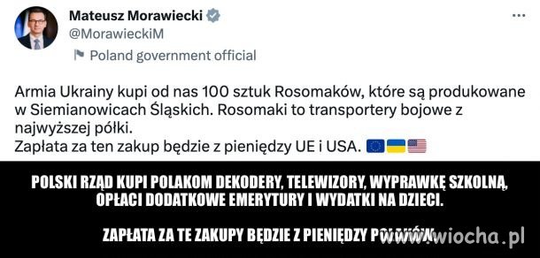 Dokładnie tak to wygląda 