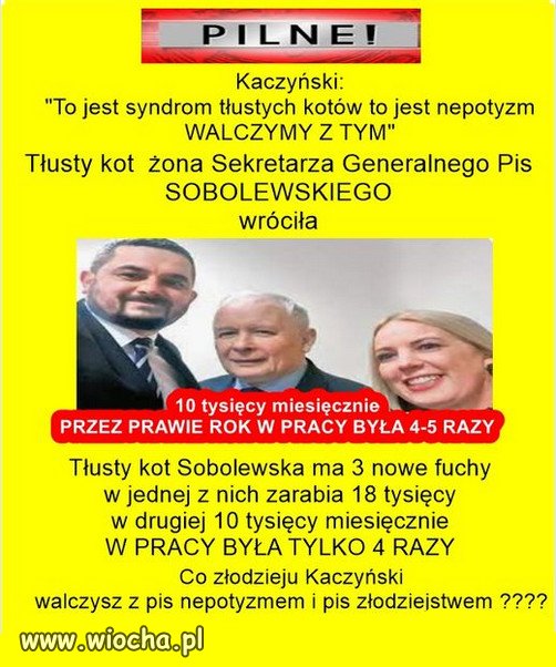 Kaczyński kupuje poparcie, płacąc pieniędzmi z podatków!