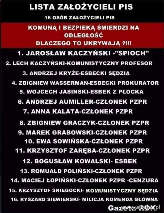 I oni innych od komuchów wyzywają