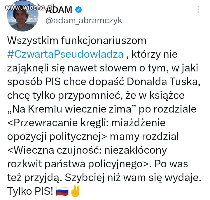 #CzwartaPseudowładza