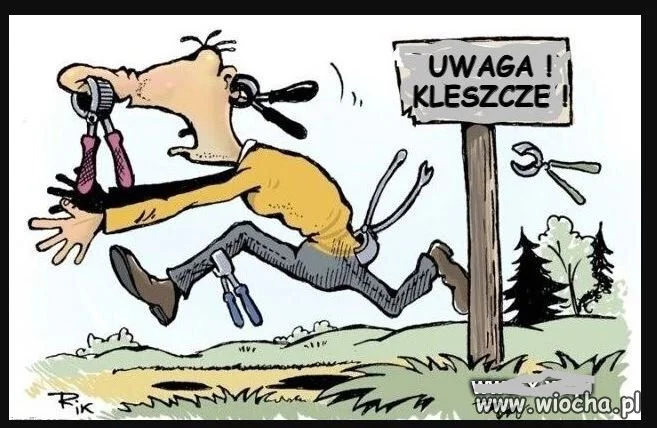 Uważajcie w parku,  w lesie