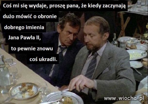 Ciekawe tylko co tym razem 
