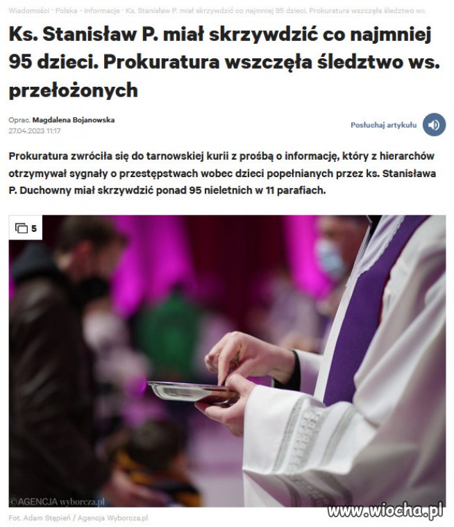 W katolickiej Polsce, już dzień jak codzień...tradycja!