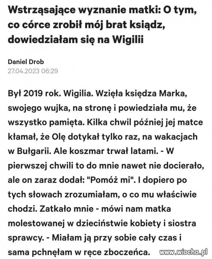 Następny kuszony przez dziecko