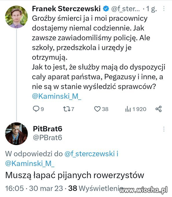 Sterczewski? Czy to nie ten co na białoruś uciekał