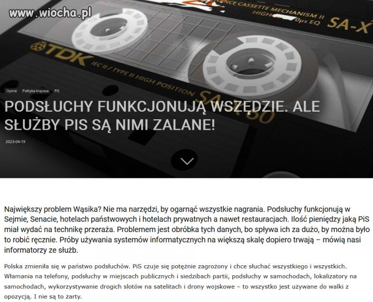 Państwo PiS to państwo wrogie wolności i społeczeństwu.