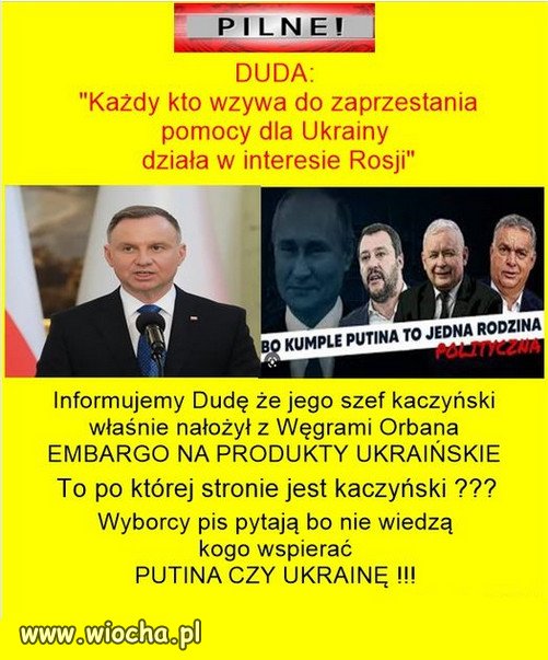 Prezes partii PiS nie jest funkcjonariuszem państwa.