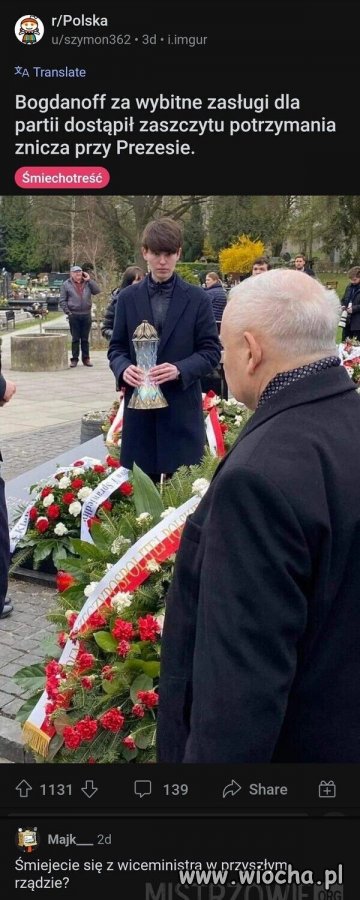 Wiceminister od lodów.