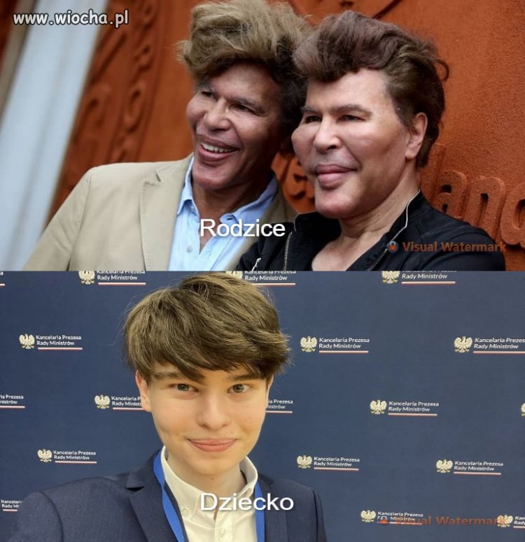 Zdjęcie rodziców Oskarka pękających z dumy...