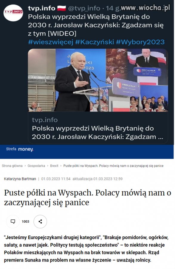 W czym wyprzedzi?