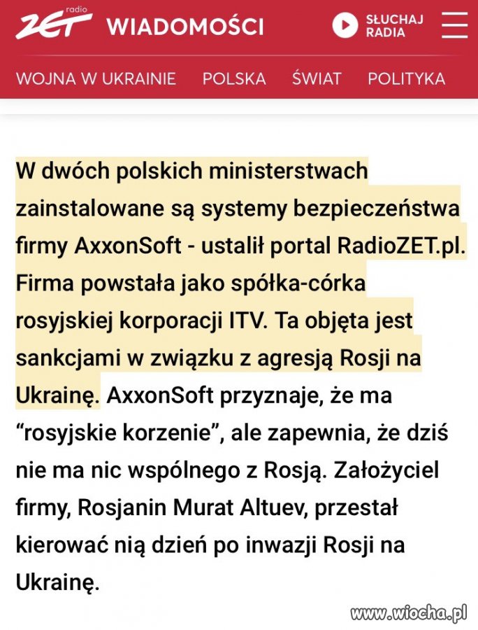 Rosja czuwa nad naszym bezpieczeństwem?