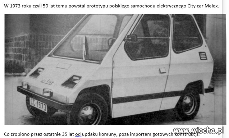 Elektryczny samochód to już mieliśmy