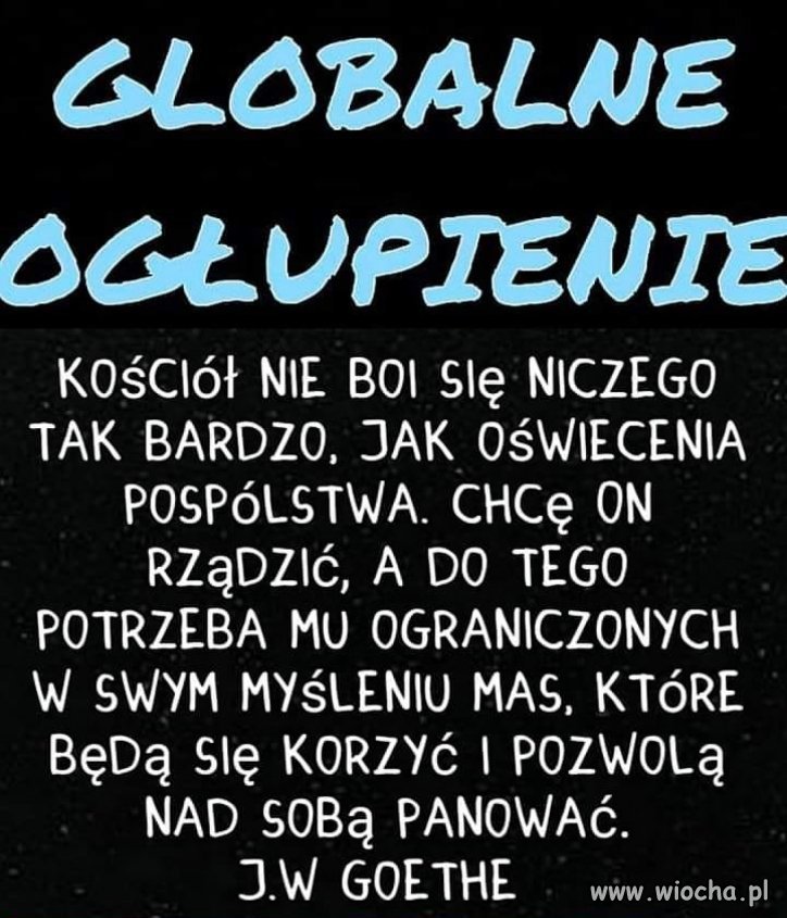 Precz czarno zarazo do Watykanu