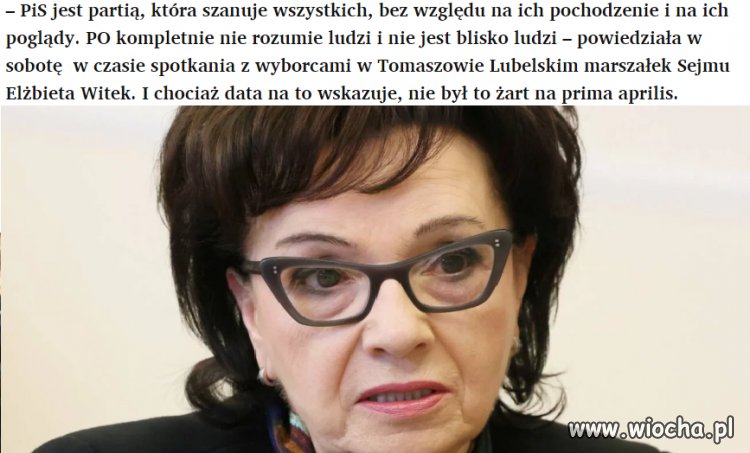 To sobie pożartowała z okazji 1 kwietnia