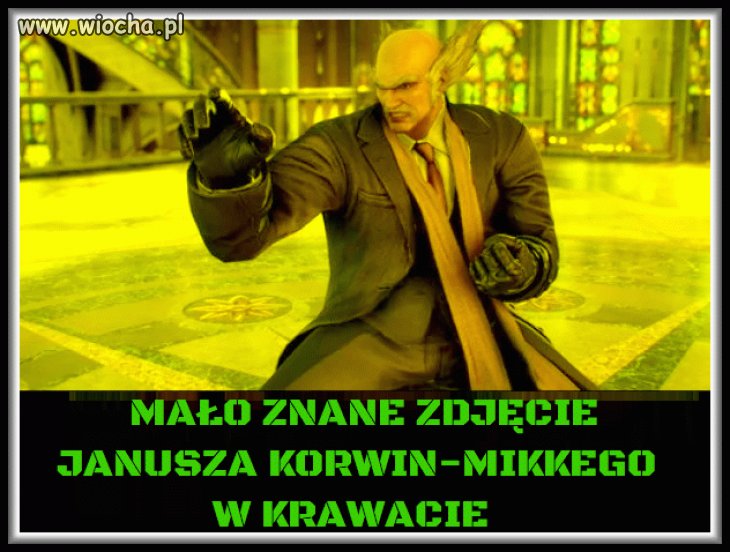 Korwin i Mikke w krawacie