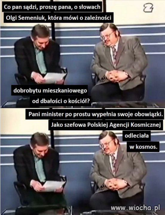 "Zlote mysli" (glupota) PiSu podbijaja kosmos...