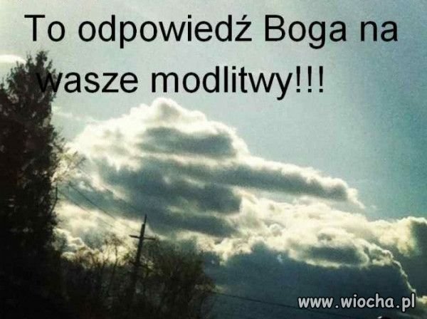 Znak z nieba.