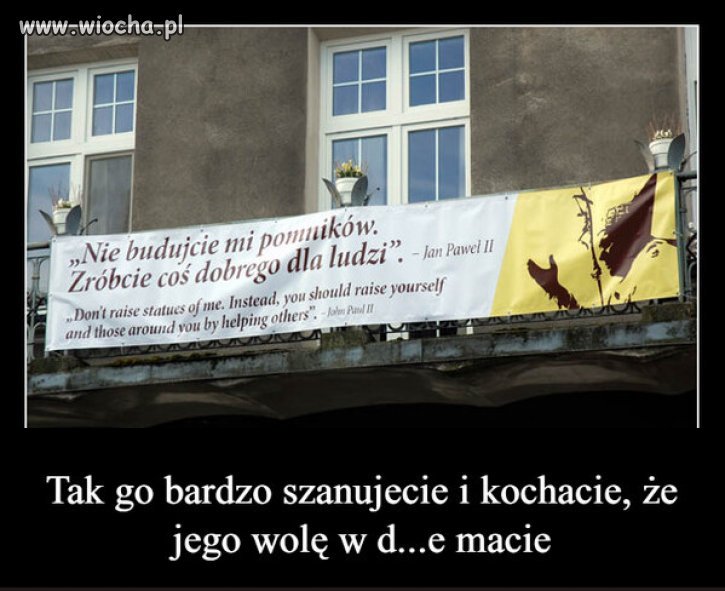 Histeria JPII nadal trwa w ostatniej kolonii Watykanu...