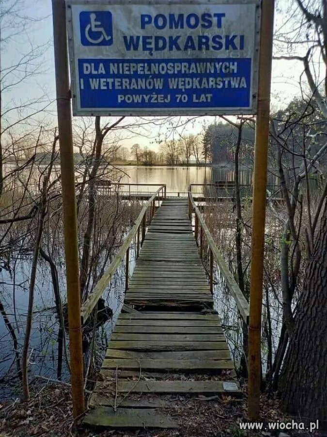 Pomost wędkarski