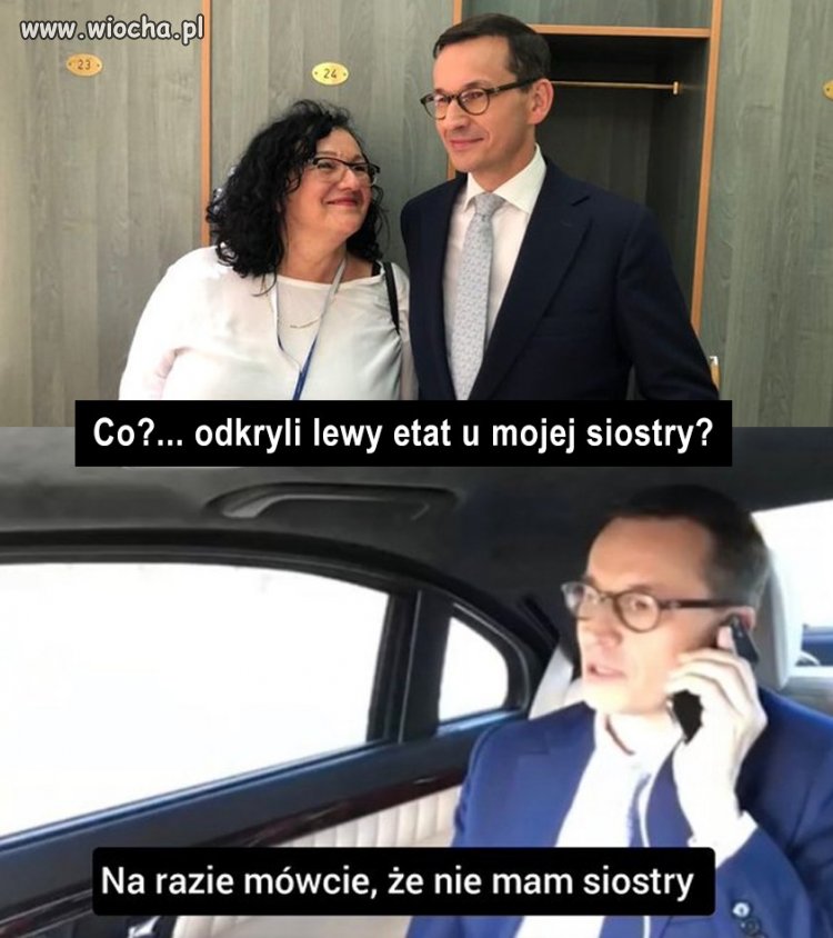 Należy wierzyć siostrze premiera  i jej świętemu oburzeniu 