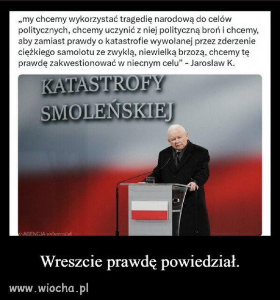 PiS od 13 lat tańczy na trumnach smoleńskich...
